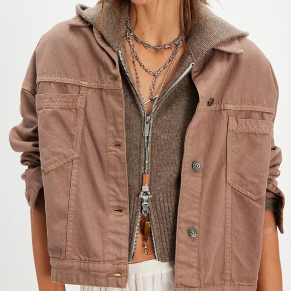 We The Free Opal Swing Denim Jacket - Picture 3 of 4